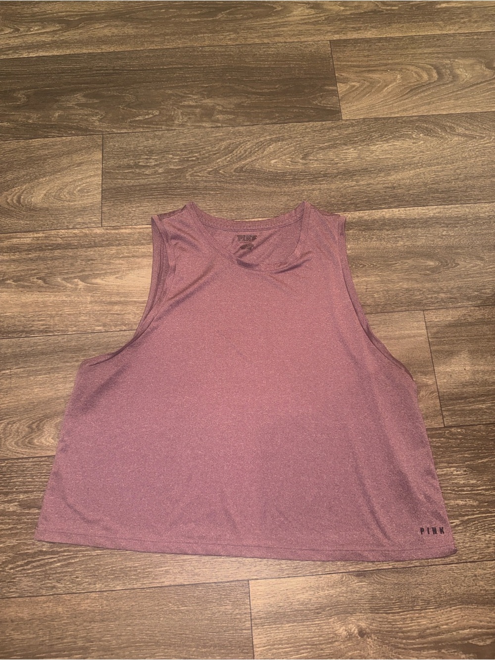 PINK Victoria's Secret Women's purple Muscle Tank Top
